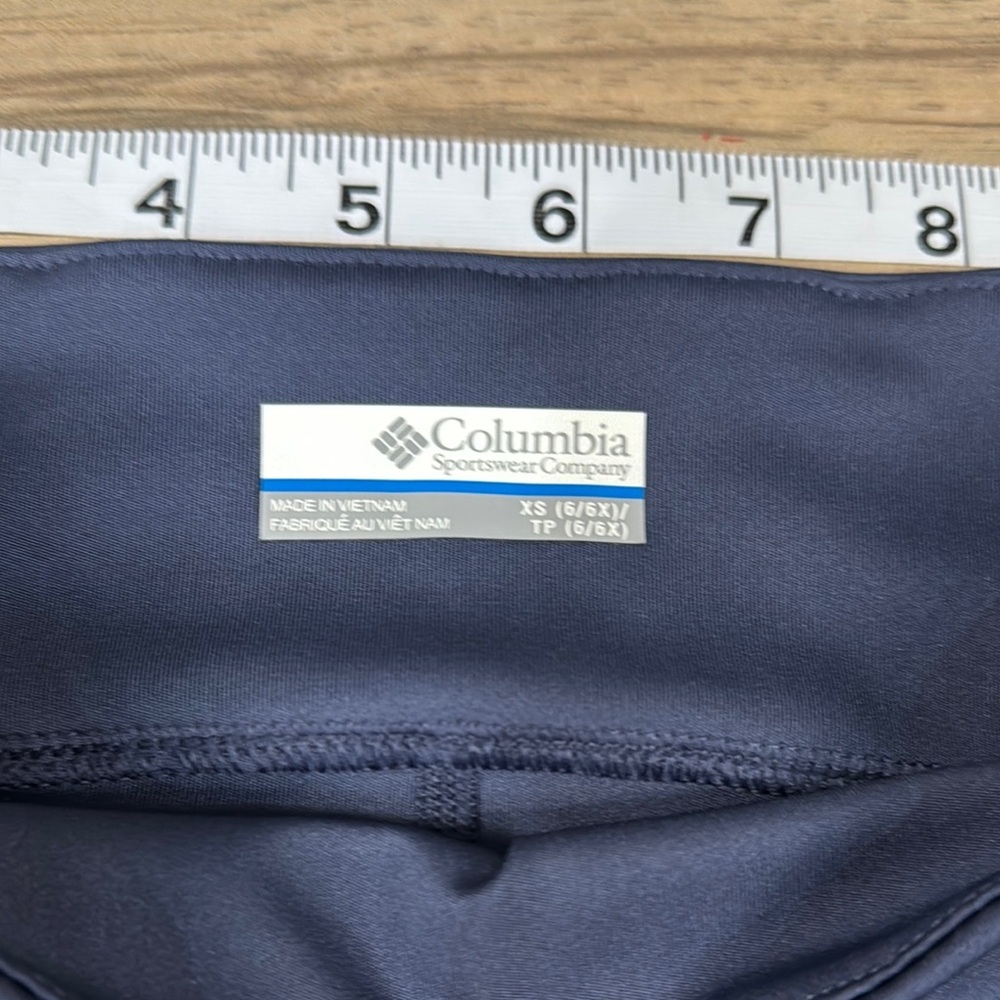 Columbia Girls Lodge Navy Blue Leggings - Picture 6 of 12